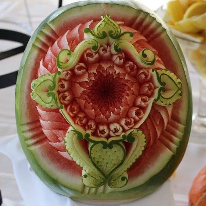I Turn Watermelons Into Intricate Sculptures