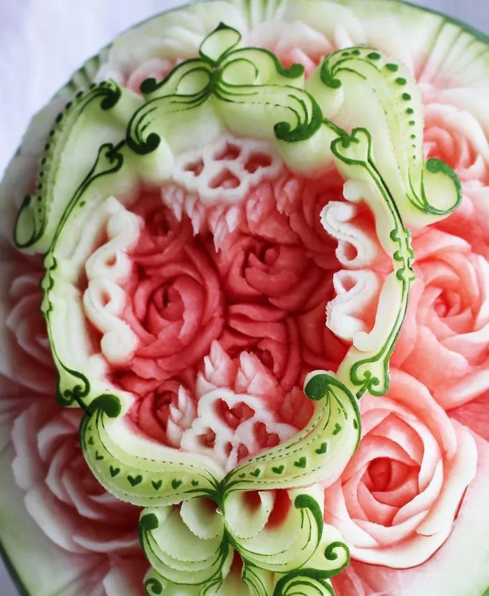 I Turn Watermelons Into Intricate Sculptures