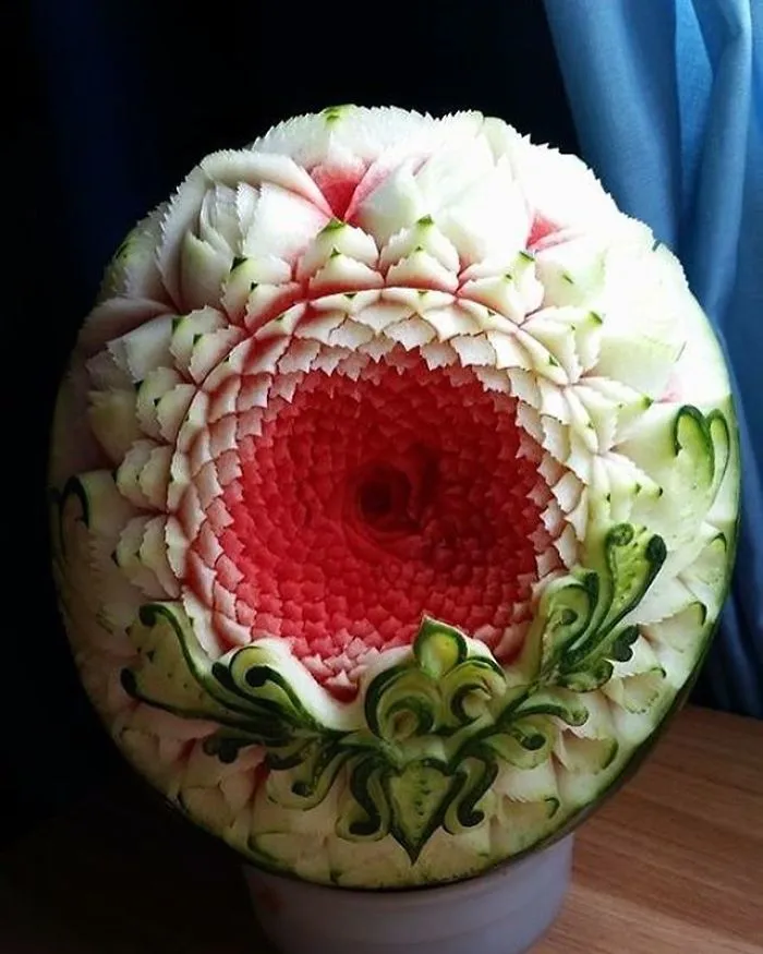 I Turn Watermelons Into Intricate Sculptures