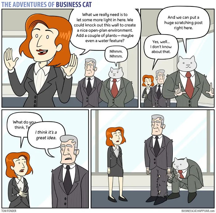 If Your Boss Was A Cat