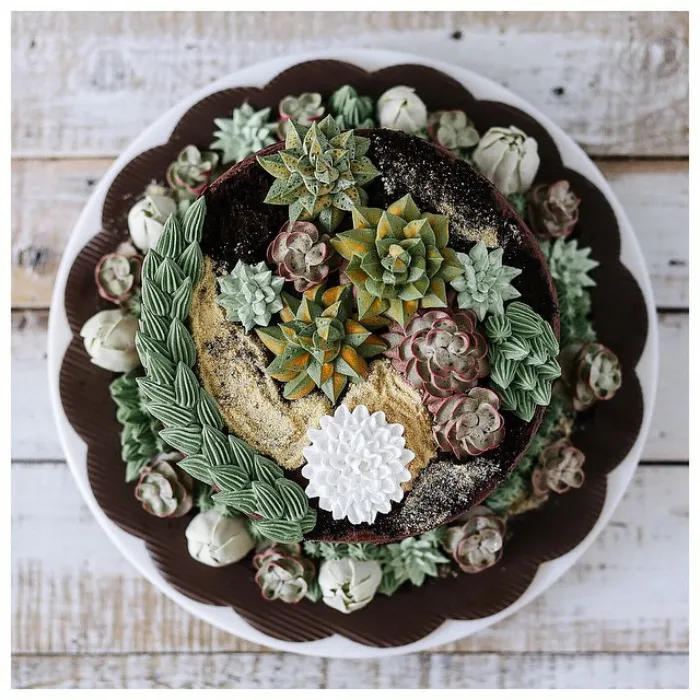 Succulent Cakes By Ivenoven Will Make Every Succulent Lover's Mouth Water