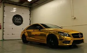 2013 Mercedes-Benz Cls 550 In Gold Chrome
