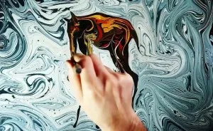 I Painted Dali's Elephant On Water