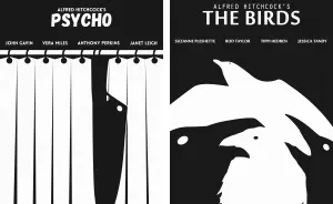 Negative Space Artist Back With Alfred Hitchcock Tribute
