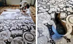 Intricate Drawings That I Create On Any Kind Of Surface