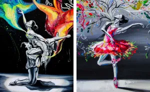 I Portray The Feeling Of Ballet Dance In My Paintings To Show How Important Passion Is