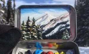 Travel Around The USA With These Tiny Landscapes In Mint Tins