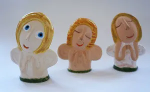Cute, Unique Angels Made By Artist With Vision Disability