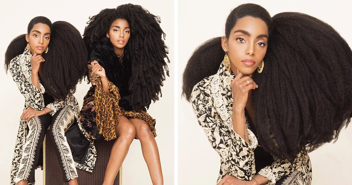 Estas gemelas se avergonzaban de su increíble cabello, pero ahora les ha hecho famosas