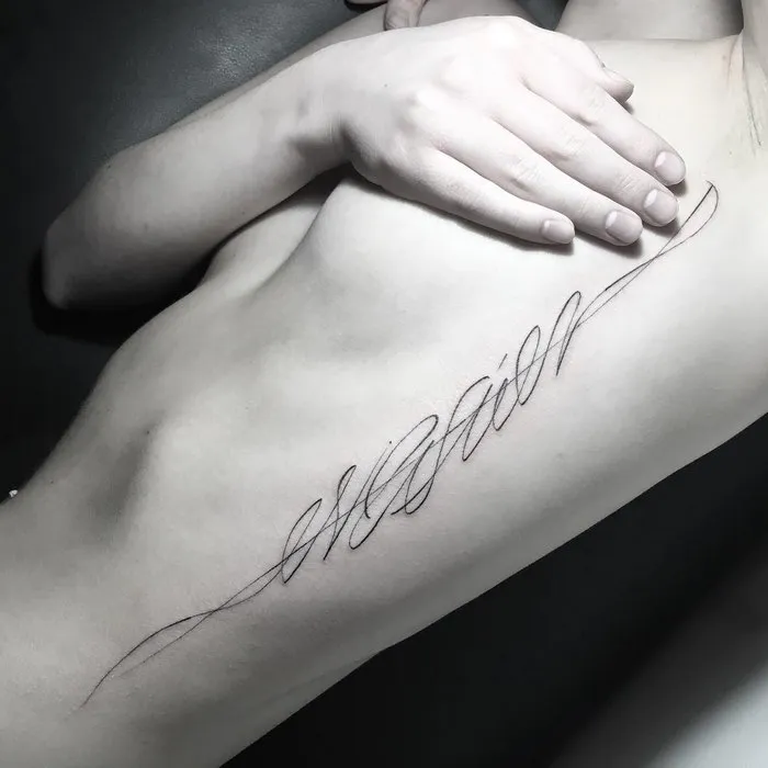 68 Typographic Tattoos By Léo Gavaggio That Are Both Delicate And Sophisticated At The Same Time