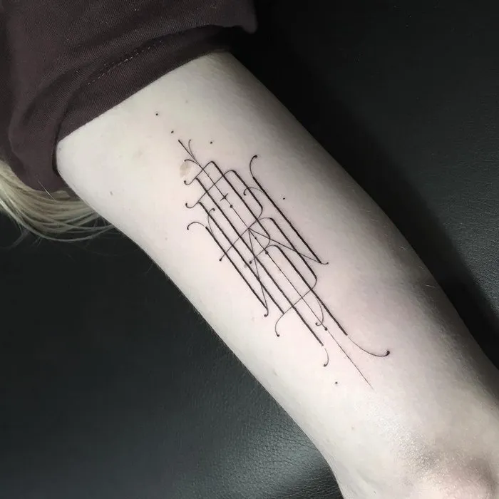 68 Typographic Tattoos By Léo Gavaggio That Are Both Delicate And Sophisticated At The Same Time