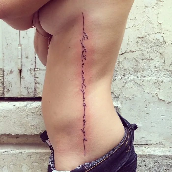 68 Typographic Tattoos By Léo Gavaggio That Are Both Delicate And Sophisticated At The Same Time