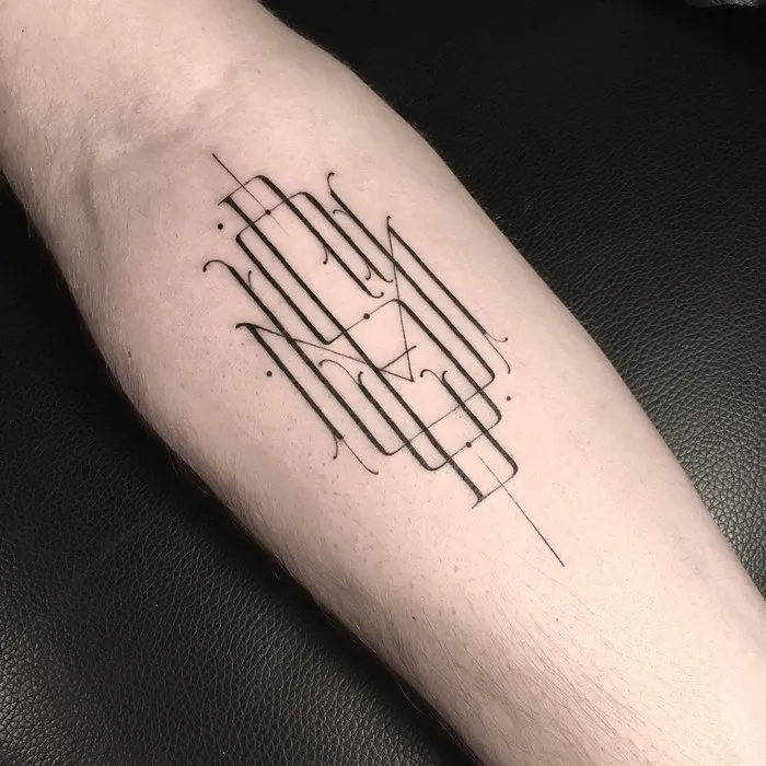 68 Typographic Tattoos By Léo Gavaggio That Are Both Delicate And Sophisticated At The Same Time
