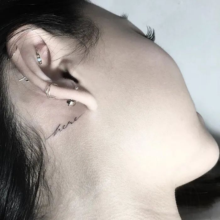 68 Typographic Tattoos By Léo Gavaggio That Are Both Delicate And Sophisticated At The Same Time