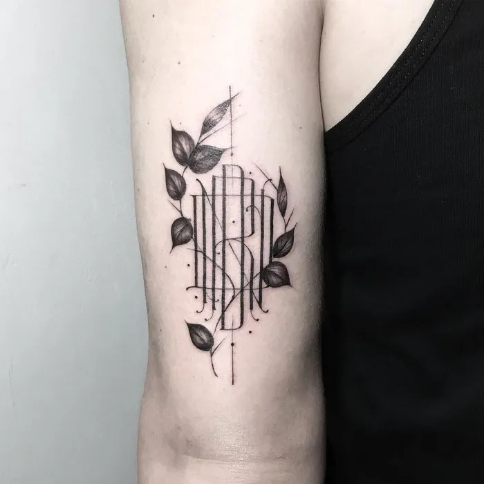 68 Typographic Tattoos By Léo Gavaggio That Are Both Delicate And Sophisticated At The Same Time