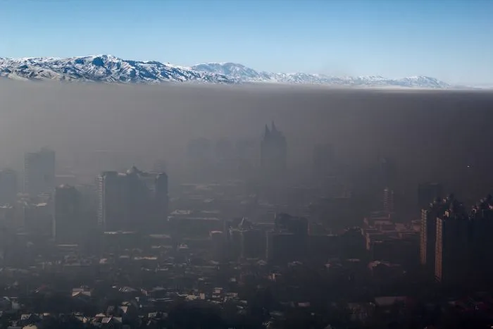 Smog Over Almaty, Kazakhstan