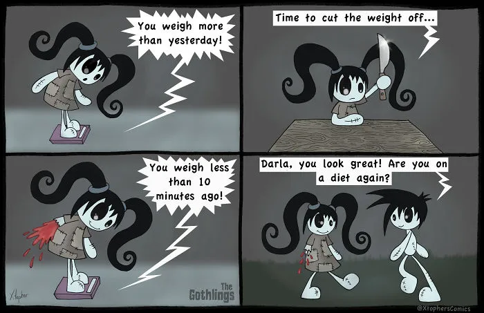 The Gothlings: I Create Romantic Comics With A Twist
