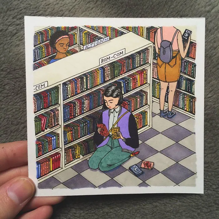 Artist Creates Honest Illustrations Showing What Women Do When No One Is Watching