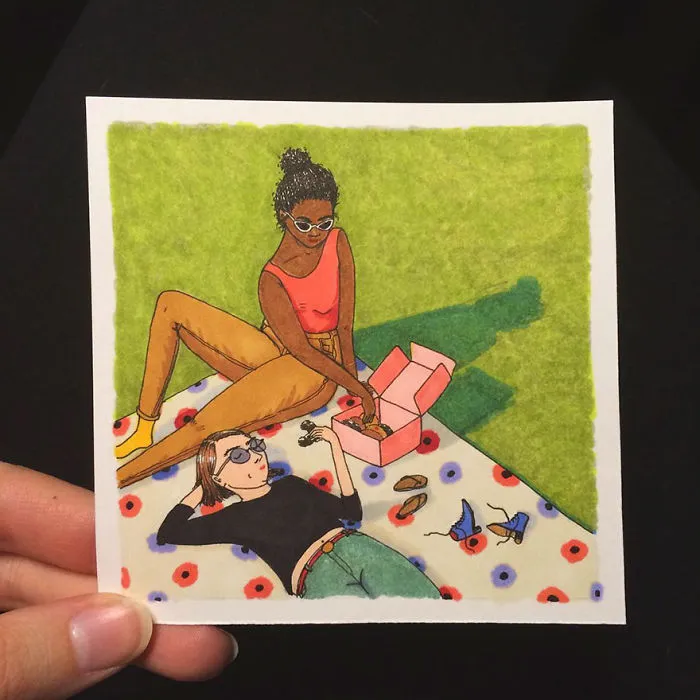 Artist Creates Honest Illustrations Showing What Women Do When No One Is Watching