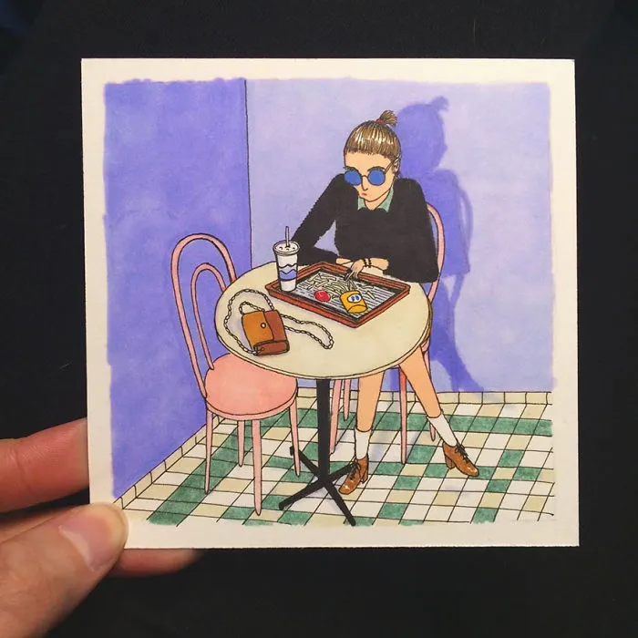 Artist Creates Honest Illustrations Showing What Women Do When No One Is Watching