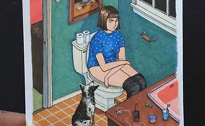 Artist Creates Honest Illustrations Showing What Women Do When No One Is Watching