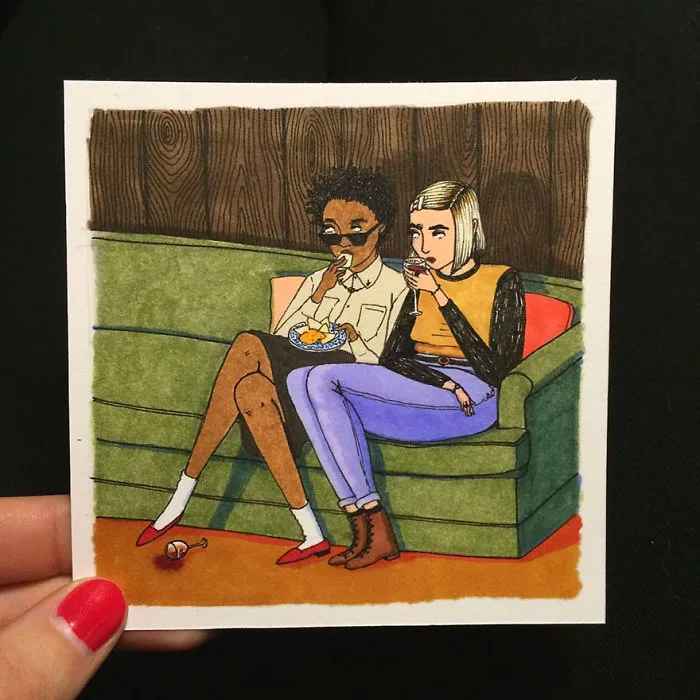 Artist Creates Honest Illustrations Showing What Women Do When No One Is Watching