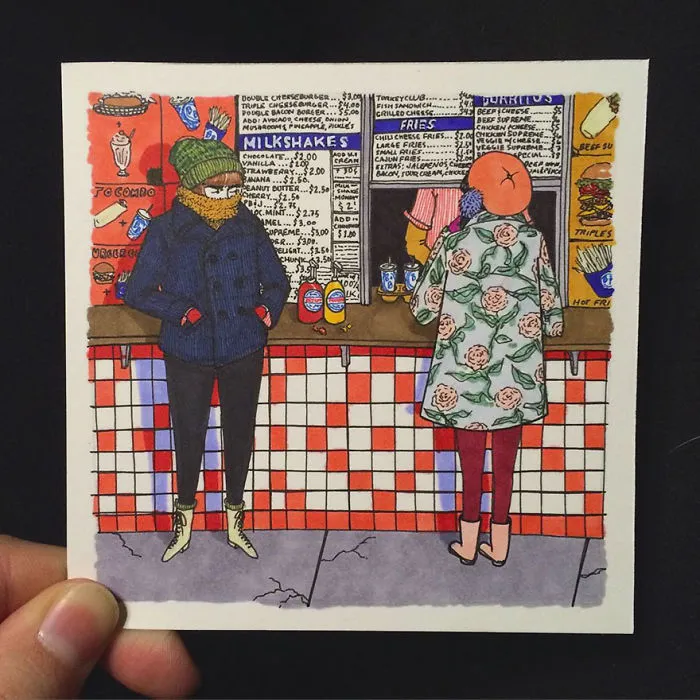 Artist Creates Honest Illustrations Showing What Women Do When No One Is Watching