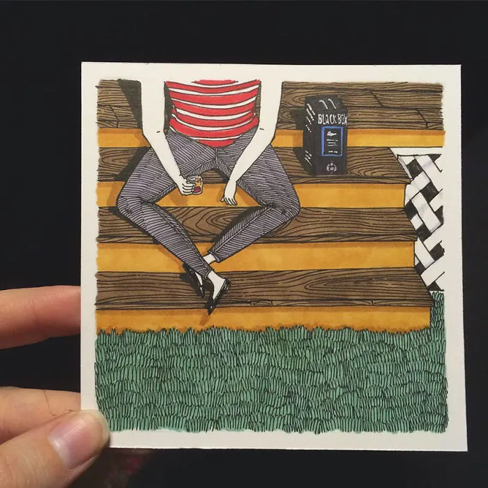 Artist Creates Honest Illustrations Showing What Women Do When No One Is Watching