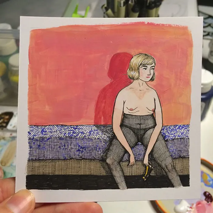 Esta artista crea ilustraciones honestas en las que muestra lo que hacen las mujeres cuando nadie las ve