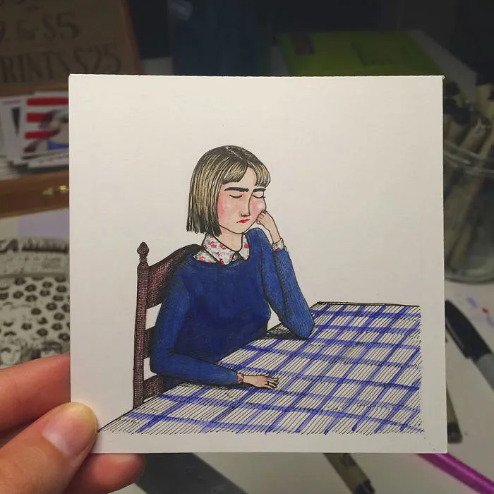 Artist Creates Honest Illustrations Showing What Women Do When No One Is Watching