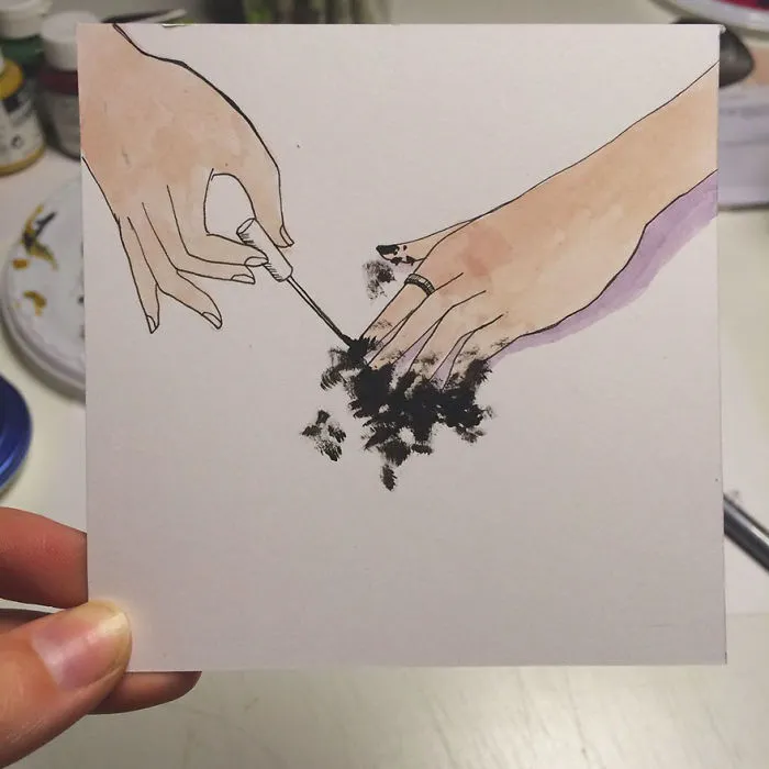 Esta artista crea ilustraciones honestas en las que muestra lo que hacen las mujeres cuando nadie las ve