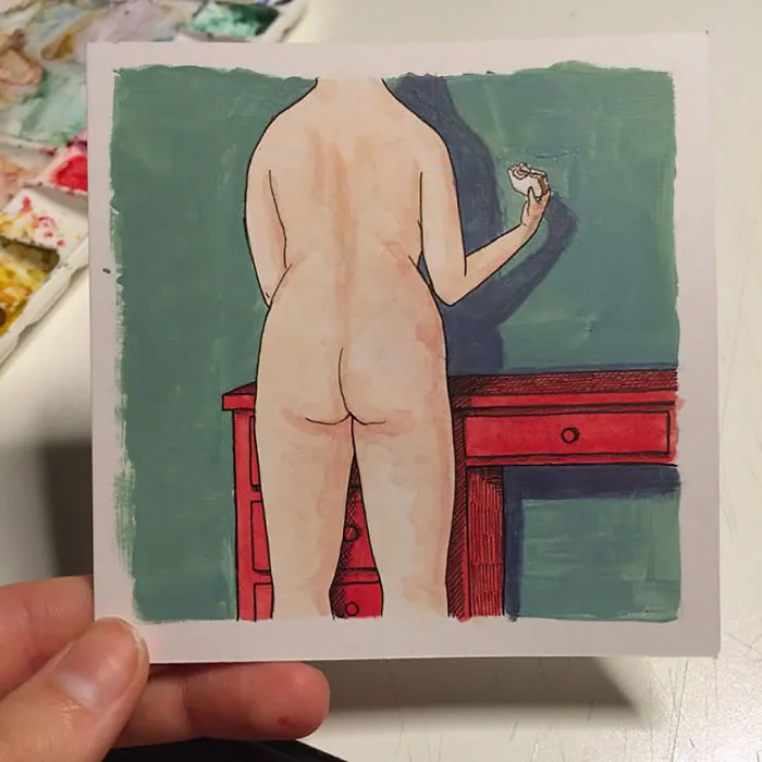 Artist Creates Honest Illustrations Showing What Women Do When No One Is Watching