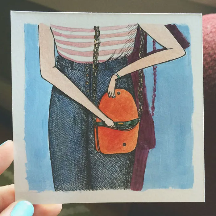 Artist Creates Honest Illustrations Showing What Women Do When No One Is Watching