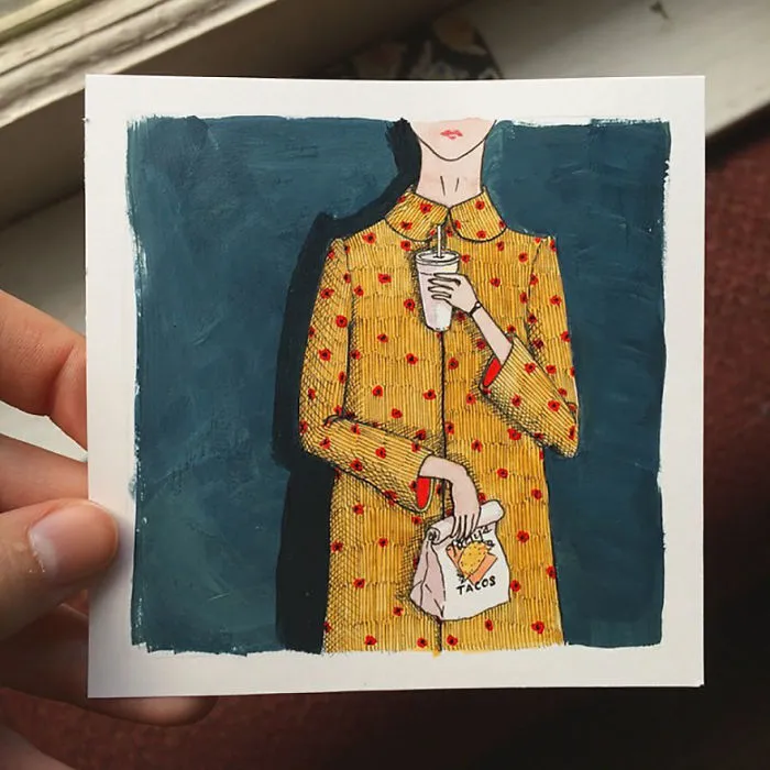 Artist Creates Honest Illustrations Showing What Women Do When No One Is Watching