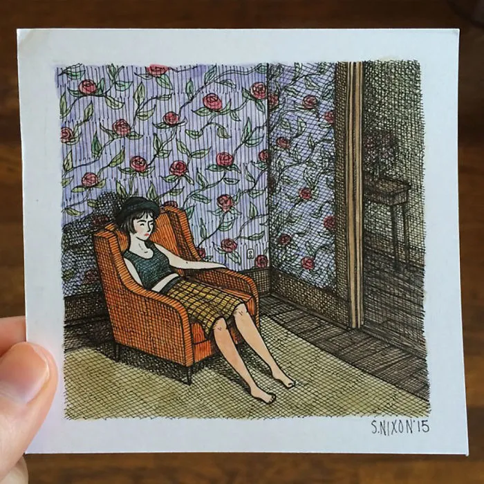 Artist Creates Honest Illustrations Showing What Women Do When No One Is Watching