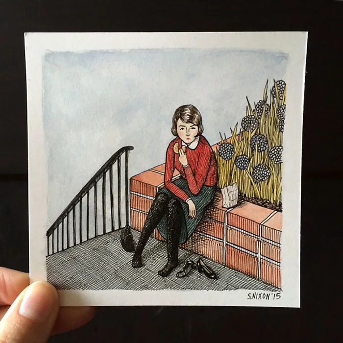 Artist Creates Honest Illustrations Showing What Women Do When No One Is Watching