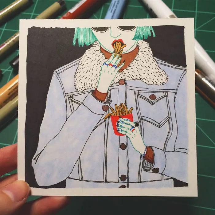 Artist Creates Honest Illustrations Showing What Women Do When No One Is Watching
