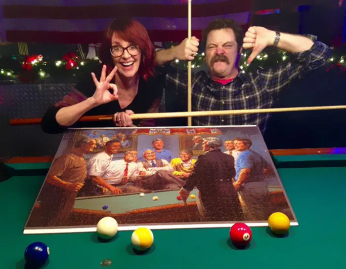 21 Times Nick Offerman And Megan Mullaly Fit Together Like 2 Pieces Of A Puzzle
