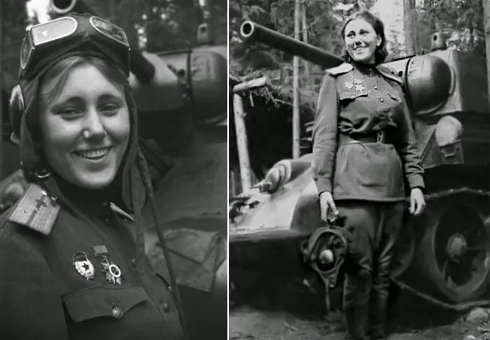 Aleksandra Samusenko Soviet Tank Commader During Ww Ii
