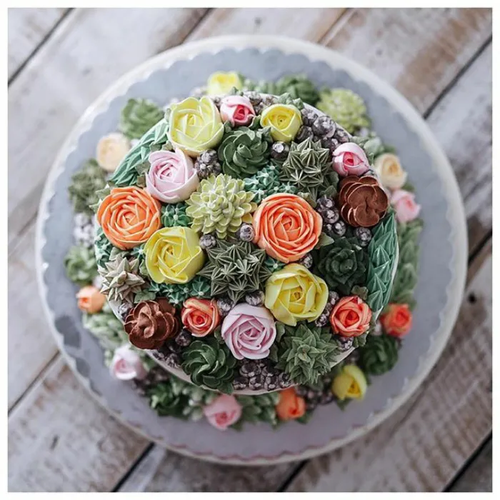 Succulent Cakes By Ivenoven Will Make Every Succulent Lover's Mouth Water