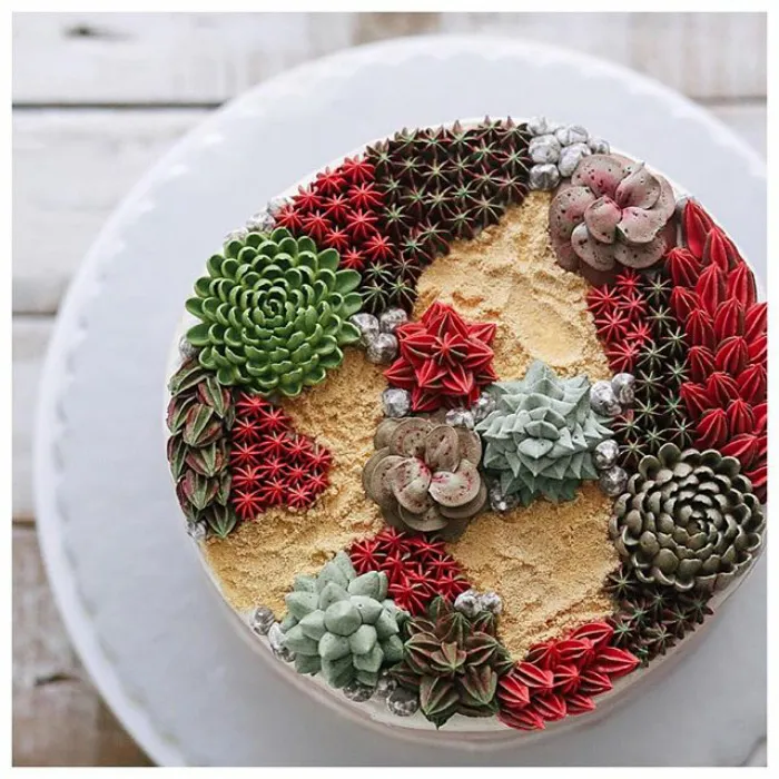 Succulent Cakes By Ivenoven Will Make Every Succulent Lover's Mouth Water