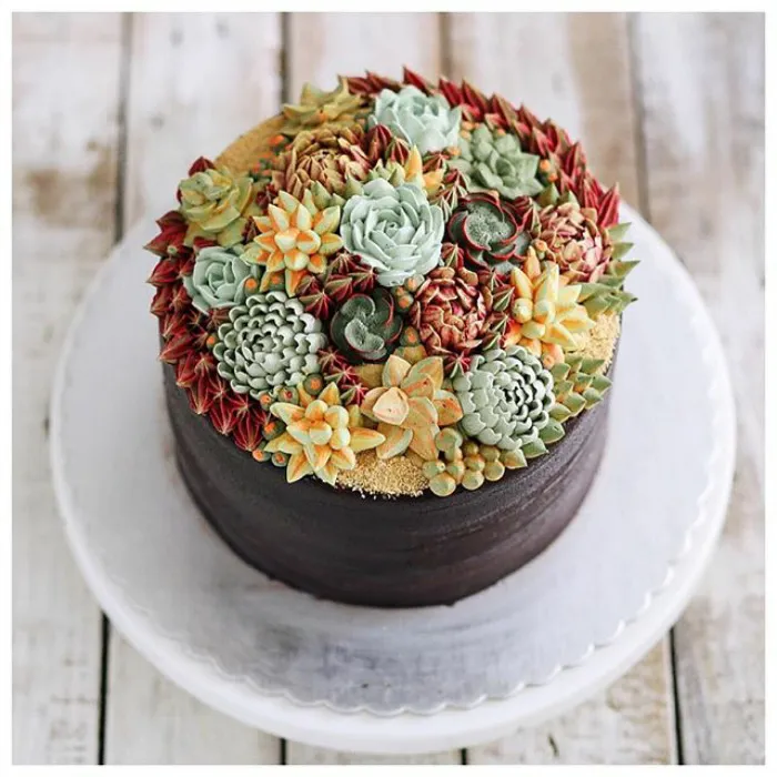 Succulent Cakes By Ivenoven Will Make Every Succulent Lover's Mouth Water