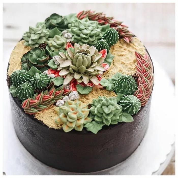 Succulent Cakes By Ivenoven Will Make Every Succulent Lover's Mouth Water