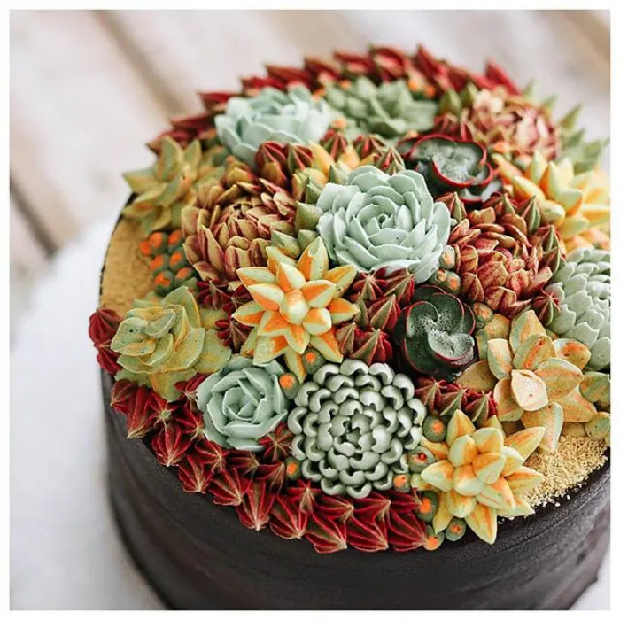 Succulent Cakes By Ivenoven Will Make Every Succulent Lover's Mouth Water