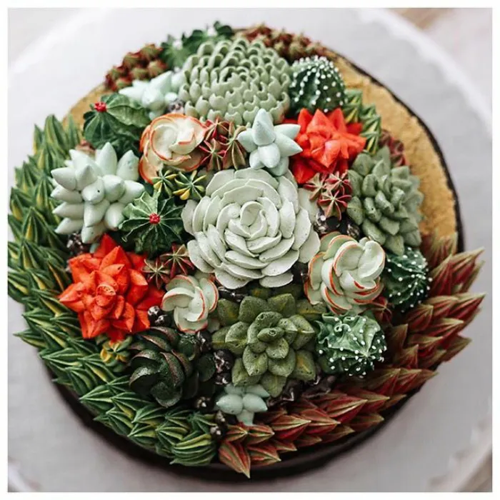 Succulent Cakes By Ivenoven Will Make Every Succulent Lover's Mouth Water