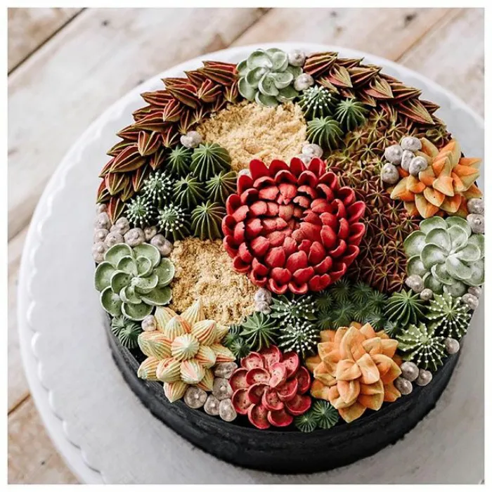 Succulent Cakes By Ivenoven Will Make Every Succulent Lover's Mouth Water
