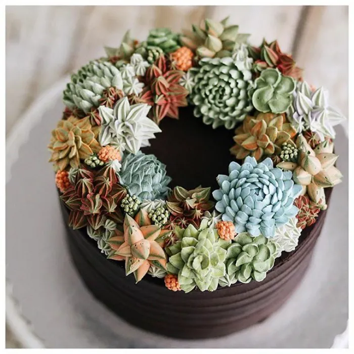 Succulent Cakes By Ivenoven Will Make Every Succulent Lover's Mouth Water