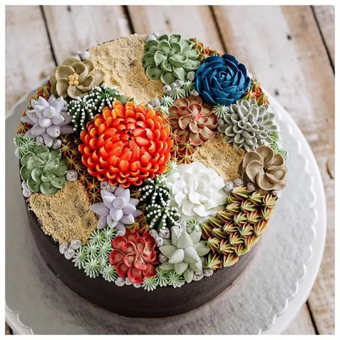 Succulent Cakes By Ivenoven Will Make Every Succulent Lover's Mouth Water