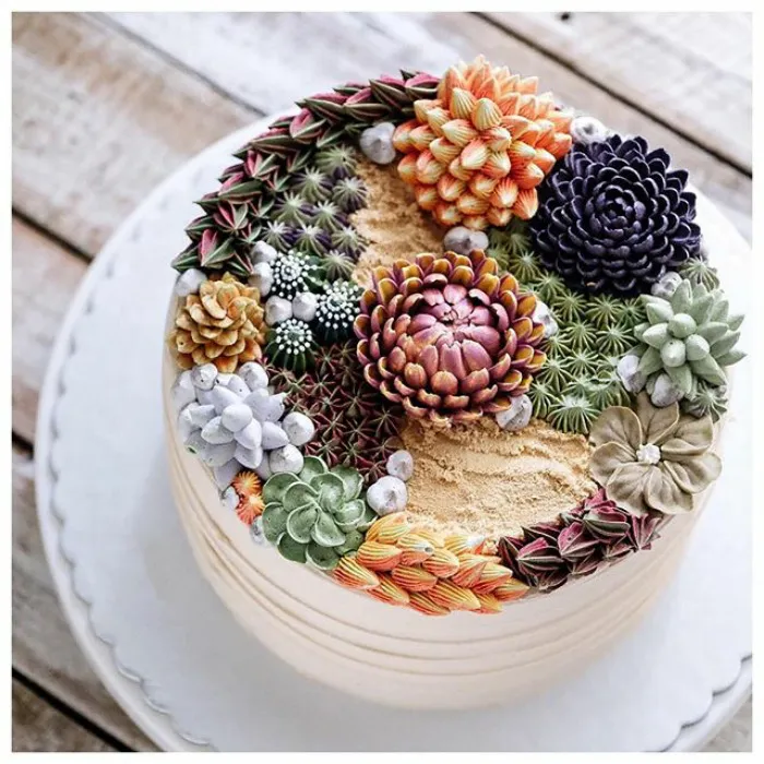 Succulent Cakes By Ivenoven Will Make Every Succulent Lover's Mouth Water