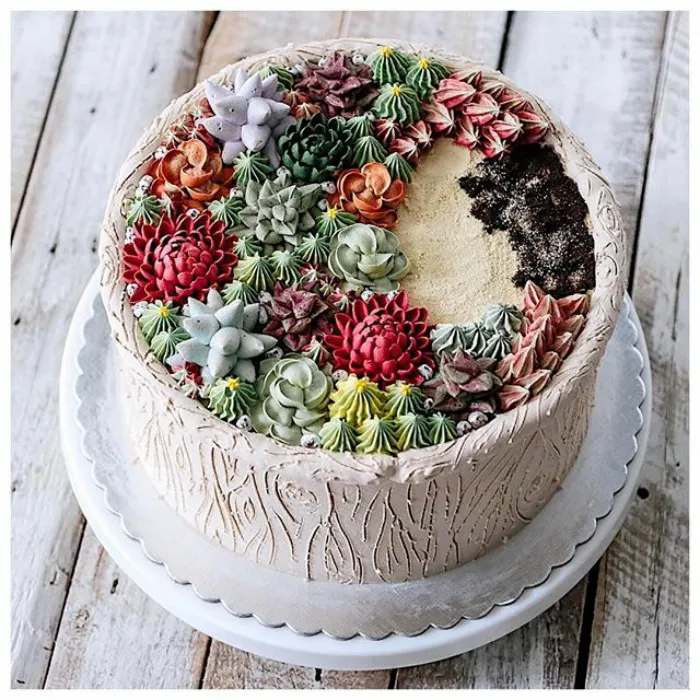 Succulent Cakes By Ivenoven Will Make Every Succulent Lover's Mouth Water